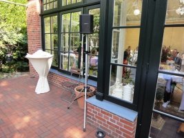 Akku Zusatz-Lautsprecher von Bose für Nebenraumbeschallung, Terrasse. Optional zubuchbar.